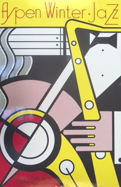 Roy Lichtenstein - Aspen Jazz, 1967 - Sérigraphie 2