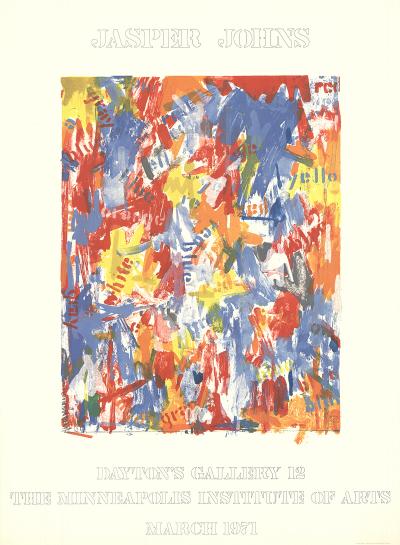 Jasper Johns (d’après) - Dayton’s Gallery, 1971, Affiche lithographique 2