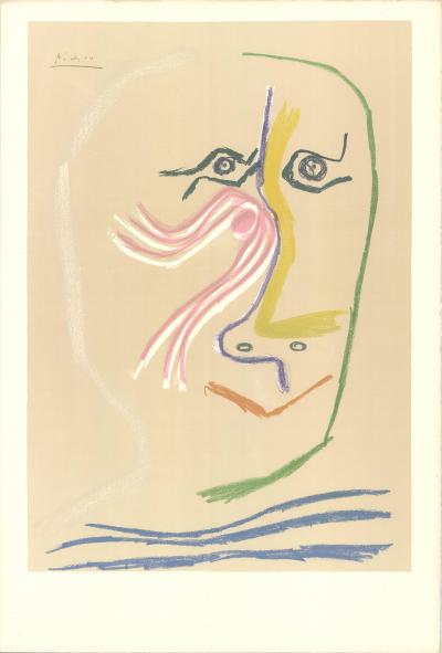 Pablo PICASSO - Hommage à René Char (avant la lettre), 1969 - Lithographie 2