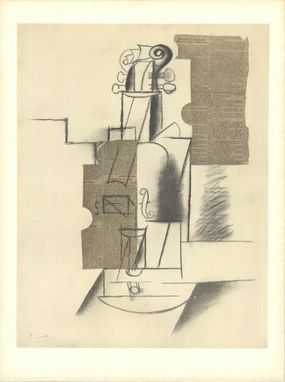 Pablo PICASSO (d’après) - Violon, 1960 - Lithographie 2