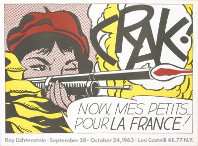 Roy LICHTENSTEIN - Crak!, 1963 - Impression offset 2