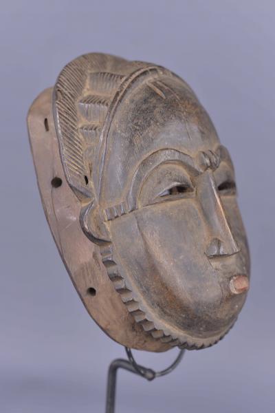 ART PRIMITIF AFRICAIN - masque lune baoulé de Côte d’Ivoire 2
