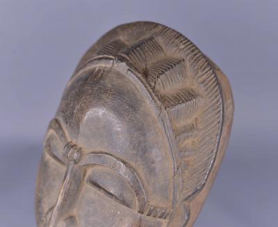 ART PRIMITIF AFRICAIN - masque lune baoulé de Côte d’Ivoire 2