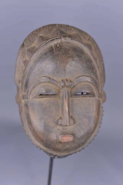 ART PRIMITIF AFRICAIN - masque lune baoulé de Côte d’Ivoire 2