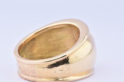 Bague en or 18 carats ornée d’1 oxyde central 2