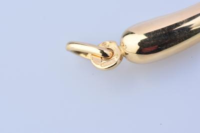 Magnifique pendentif corne d’abondance en or 18 carats (750 millièmes). 2