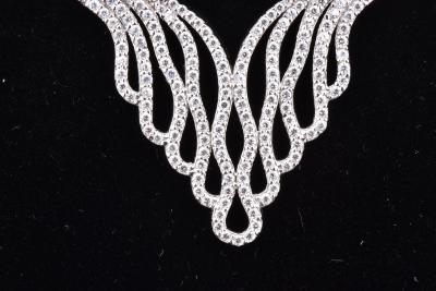 Magnifique collier en or blanc 18 carats, fermoir tiroir 2