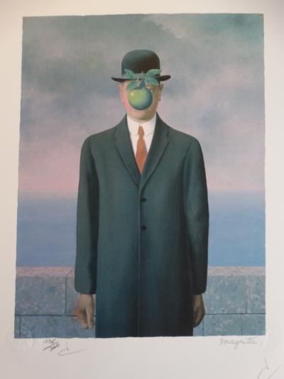 Rene Magritte, lithograph authenticated, COA MAGRITTE FOUNDATION original 2