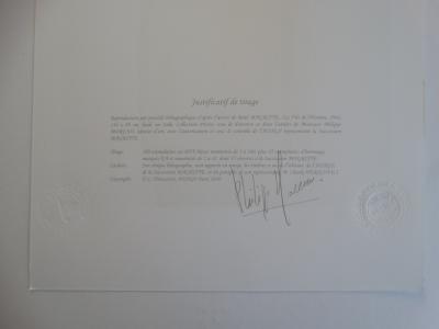Rene Magritte, lithograph authenticated, COA MAGRITTE FOUNDATION original 2