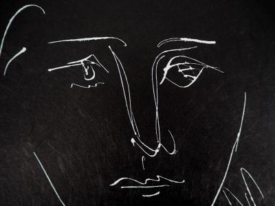 Pablo PICASSO : Visage pour Roby, 1950 - Gravure signée 2