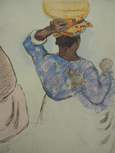 Paul GAUGUIN (d’après) - Tahiti, Femmes Maoris - Lithographie signée 2
