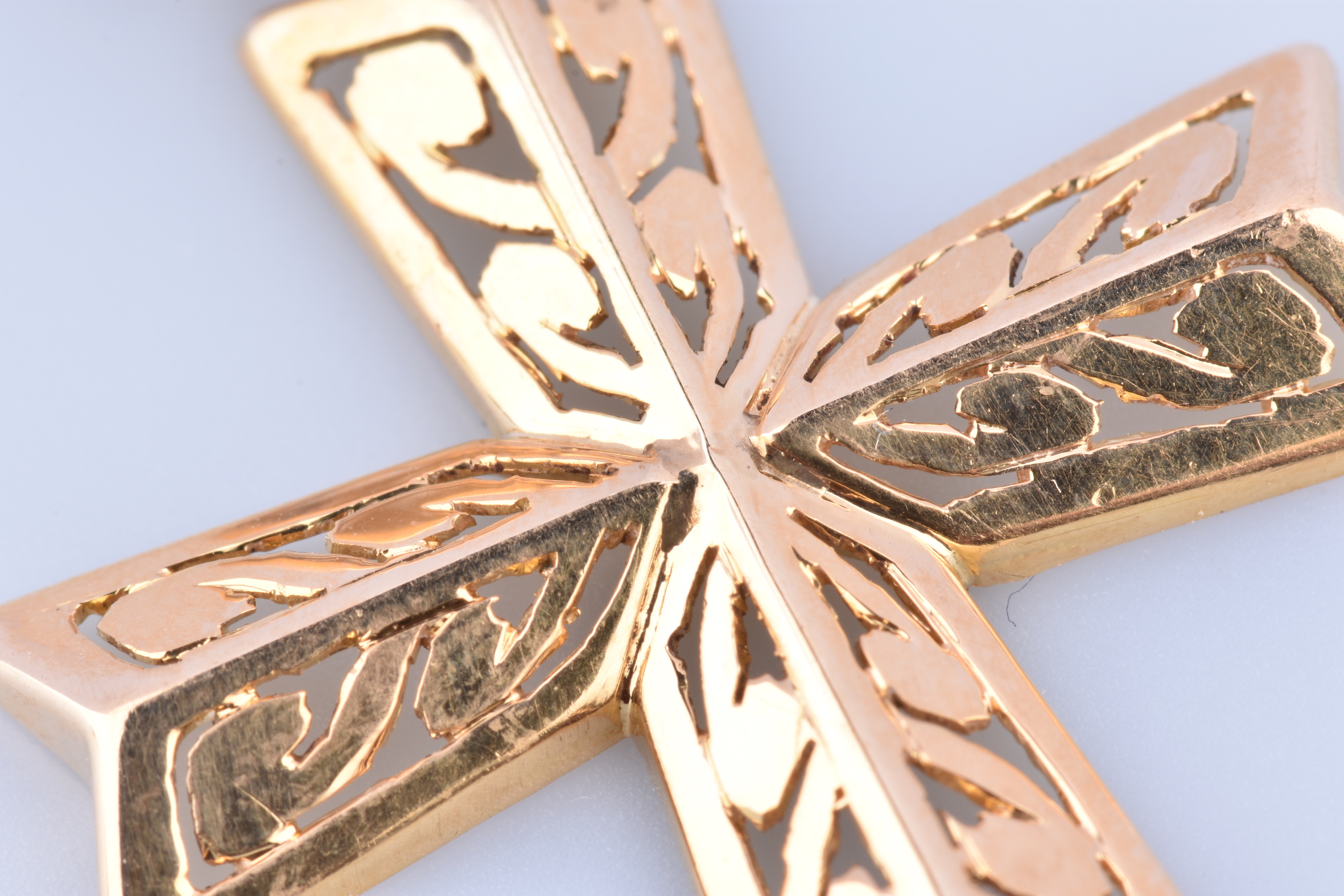 Lot De 10 Pendentifs Croix En Or 18 Carats - Zircon Brillant - Charms Religieux Pour Collier Et Bijoux DIY