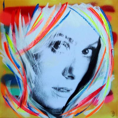 PyB catherine DENEUVE   street art 2