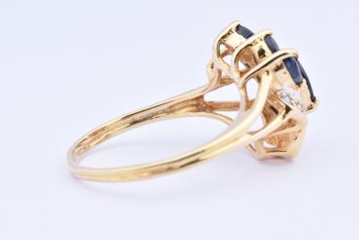 Bague en or jaune 18 carats (750 millièmes) 2