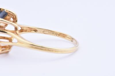 Bague en or jaune 18 carats (750 millièmes) 2