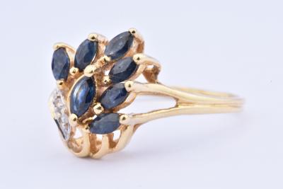 Bague en or jaune 18 carats (750 millièmes) 2