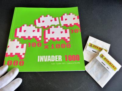 Invader-Space-Spanini-2011-Full Stickers + Stickers-Street-Art-Pop-Art-Rare!!! 2