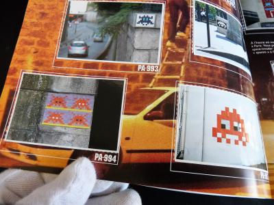 Invader-Space-Spanini-2011-Full Stickers + Stickers-Street-Art-Pop-Art-Rare!!! 2