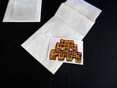 Invader-Space-Spanini-2011-Full Stickers + Stickers-Street-Art-Pop-Art-Rare!!! 2