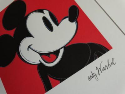 Andy WARHOL (d’après) Mickey Mouse  Granolithographie 2
