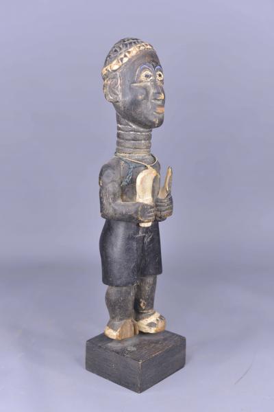 ART ETHNIQUE AFRICAIN :Fétiche / statuette colon baoulé de Côte d’Ivoire 140 2