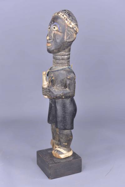 ART ETHNIQUE AFRICAIN :Fétiche / statuette colon baoulé de Côte d’Ivoire 140 2