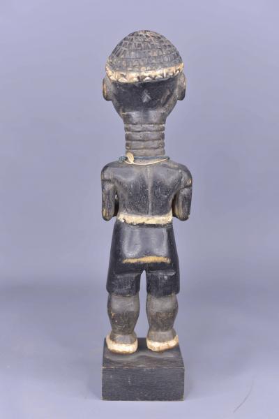 ART ETHNIQUE AFRICAIN :Fétiche / statuette colon baoulé de Côte d’Ivoire 140 2