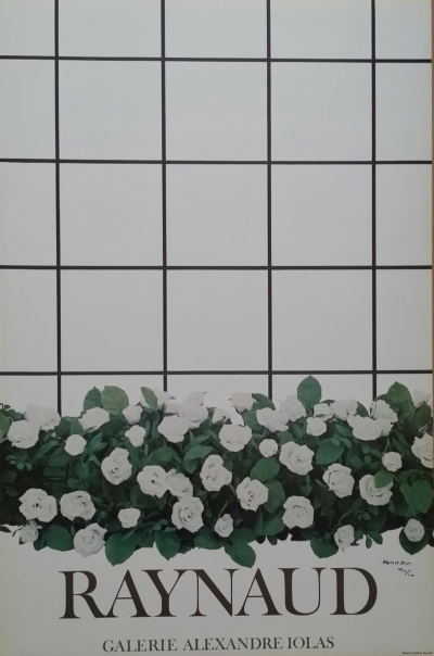 Jean-Pierre Raynaud  - Galerie  Iolas - Affiche signée au crayon 2