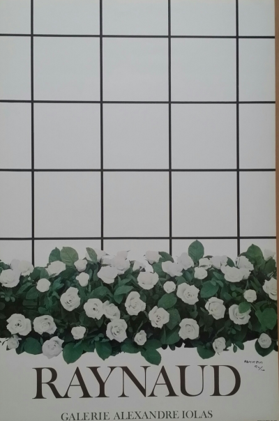Jean-Pierre Raynaud  - Galerie  Iolas - Affiche signée au crayon 2