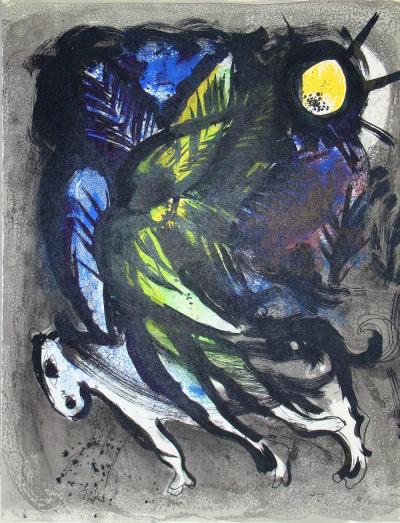 Marc CHAGALL - L’Ange, 1960 - Lithographie originale 2