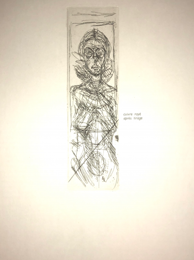 Alberto Giacometti - Derriere le Miroir 10 ans d’édition - Eau Forte 2