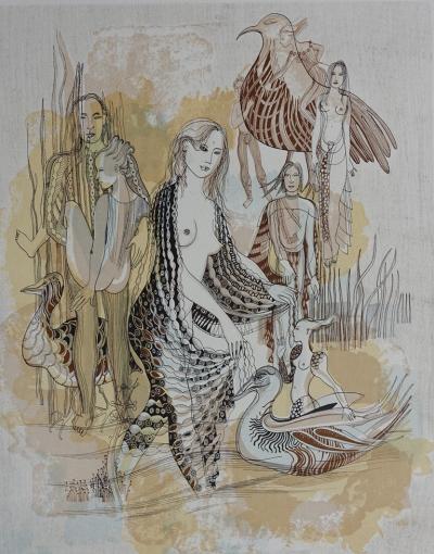 Françoise MULLER - Rêve fantastique - Lithographie originale signée au crayon 2