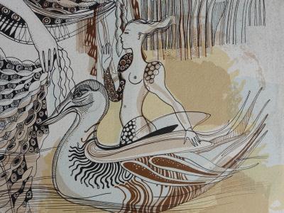 Françoise MULLER - Rêve fantastique - Lithographie originale signée au crayon 2