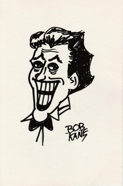 Bob KANE - Dessin original JOKER - Le créateur de Batman 2