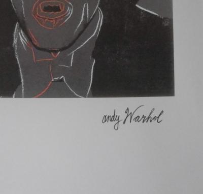 Andy WARHOL (d’après) - DRACULA - Lithographie 2