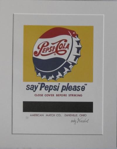 Andy WARHOL (d’après) - PEPSI COLA - Lithographie 2