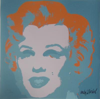 Andy WARHOL (d’après) - Marilyn Monroe bleu, lithographie 2