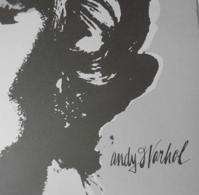 Andy WARHOL (d’après) Marilyn Monroe Gris, lithographie signée dans la planche Numérotée à la main tampon du CMOA au dos 2