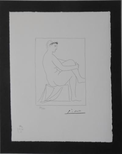 Pablo Picasso (1881-1973) (d’après) Suite Vollard planche I Numérotée au crayon, signature imprimée S.P.A.D.E.M., Paris, 1973 2