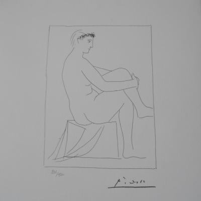 Pablo Picasso (1881-1973) (d’après) Suite Vollard planche I Numérotée au crayon, signature imprimée S.P.A.D.E.M., Paris, 1973 2