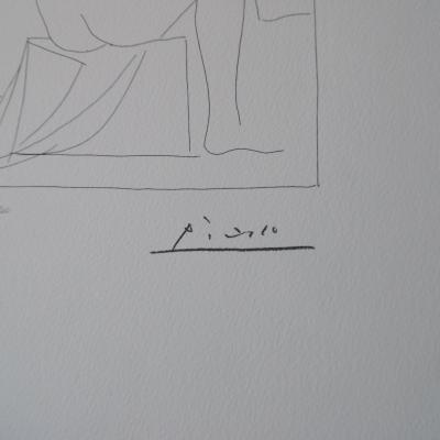Pablo Picasso (1881-1973) (d’après) Suite Vollard planche I Numérotée au crayon, signature imprimée S.P.A.D.E.M., Paris, 1973 2