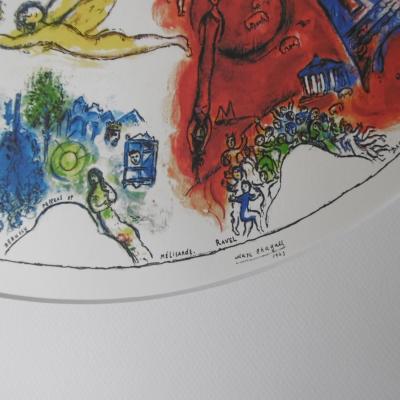Marc CHAGALL (d’après) - Étude pour le plafond de l’Opéra Garnier - Lithographie 2