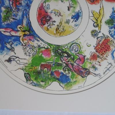 Marc CHAGALL (d’après) - Étude pour le plafond de l’Opéra Garnier - Lithographie 2