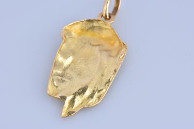 Pendentif Visage de Christ en or jaune 18 carats 2
