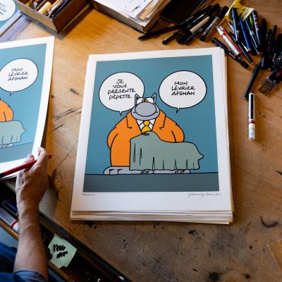 Philippe GELUCK - Le Chat : Pépette - Sérigraphie signée au crayon 2