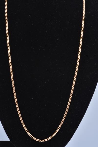 Collier en or jaune en maille gourmette 2