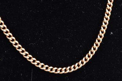 Collier en or jaune en maille gourmette 2