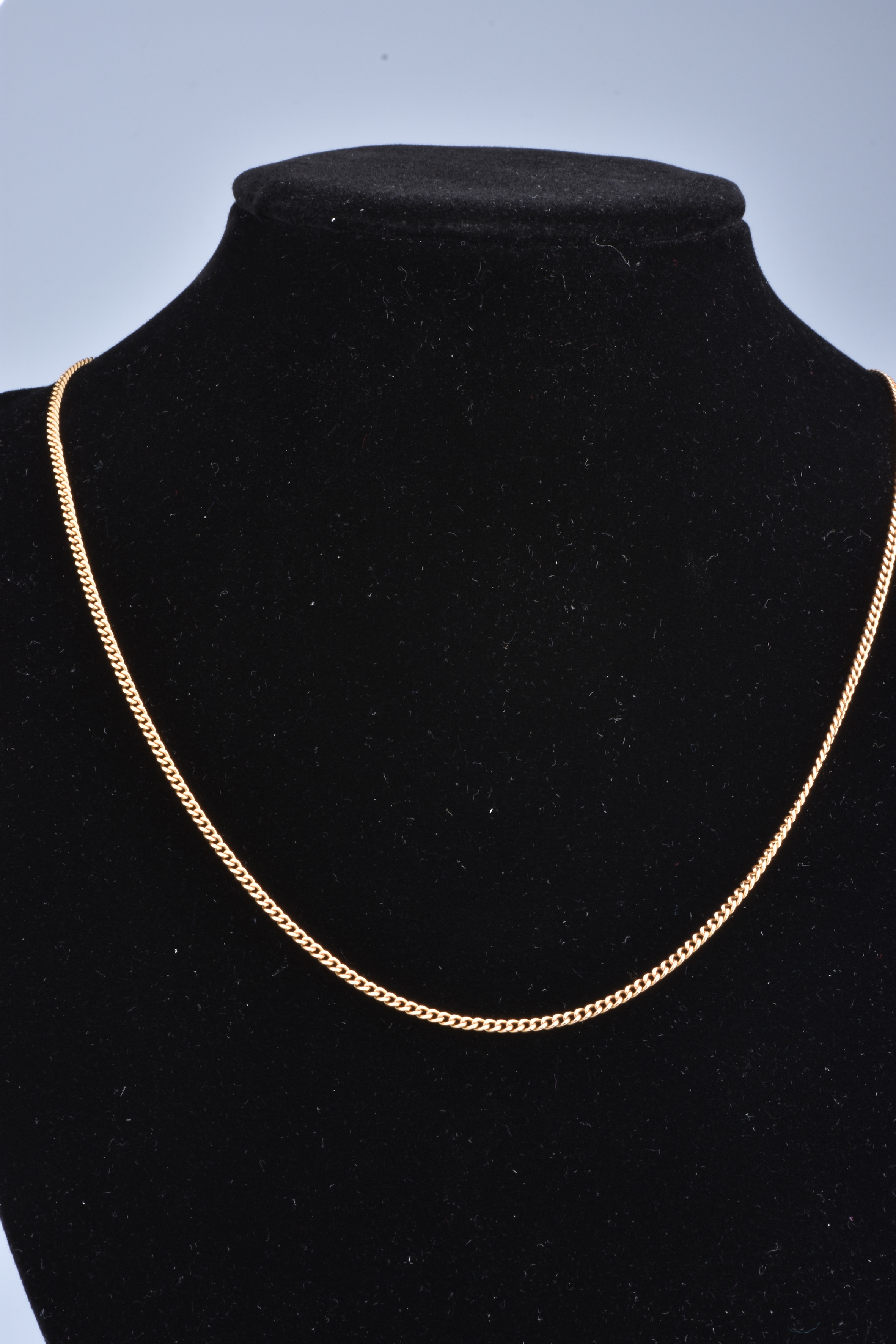 Collier Chaîne Vintage Plaqué Or - Longueur 41.5 Cm - Style élégant - Occasion