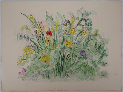 Raoul DUFY - Fleurs printanières, 1953, Lithographie originale 2