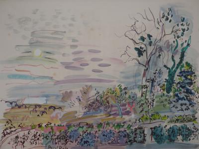 Raoul DUFY - Soleil en forêt, 1953 - Lithographie Originale Signée 2